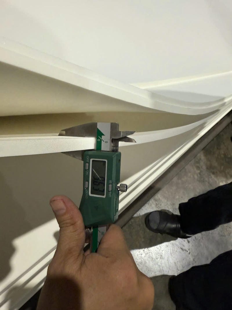 Hạng mục lót mỏng thường dùng 1mm-3mm, còn sàn và vách cần 5mm-20mm để tăng giảm